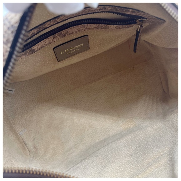 J&M DAVIDSON Python Boston Bag - Picture 16 of 17